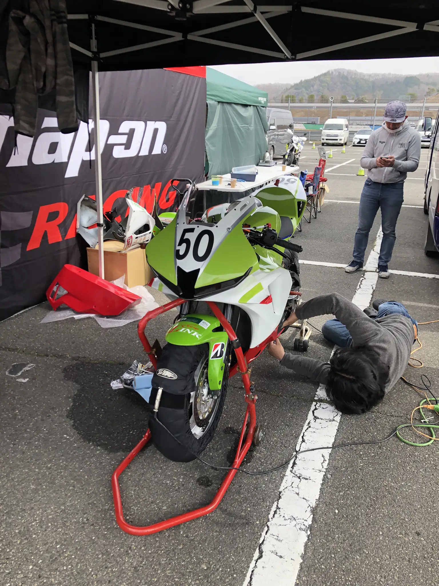 全日本ライダー・宮脇選手のサポートもしております