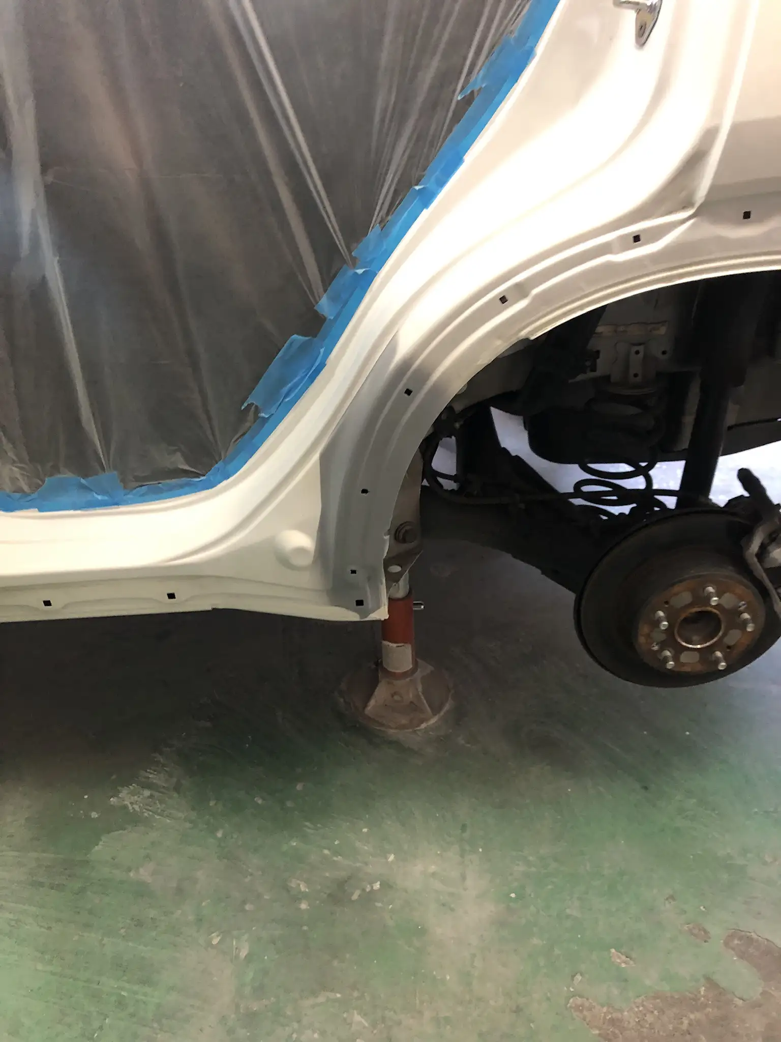 ホンダ・ベゼル側面修理施工例